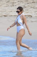 RITA ORA in Swimsuit on the Beach in St Barthelemy 12/21/2019