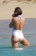 RITA ORA in Swimsuit on the Beach in St Barthelemy 12/21/2019
