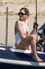 RITA ORA in Swimsuit on the Beach in St Barthelemy 12/21/2019