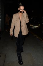 RITA ORA Leaves Ours Restaurant in London 12/07/2019