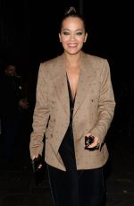 RITA ORA Leaves Ours Restaurant in London 12/07/2019