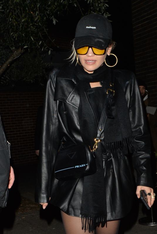 RITA ORA Leaves Vas J. Morgans Birthday Party at Laylow in London 12/03/2019