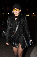 RITA ORA Night Out in London 12/03/2019
