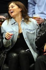 ROBERTA MORADFAR at LA Clippers vs Utah Jazz Game at Staples Center in Los Angeles 12/28/2019