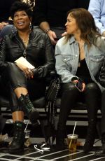 ROBERTA MORADFAR at LA Clippers vs Utah Jazz Game at Staples Center in Los Angeles 12/28/2019
