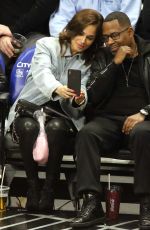 ROBERTA MORADFAR at LA Clippers vs Utah Jazz Game at Staples Center in Los Angeles 12/28/2019
