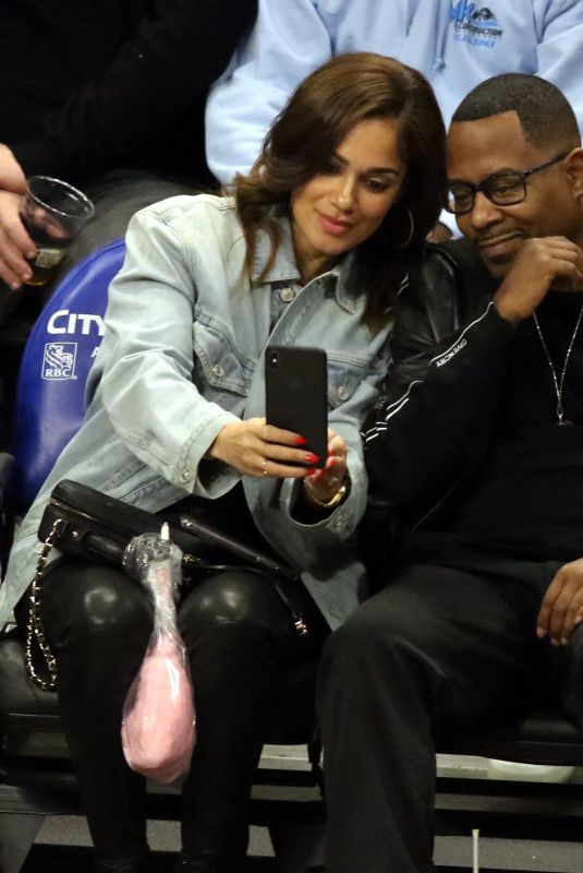 ROBERTA MORADFAR at LA Clippers vs Utah Jazz Game at Staples Center in Los Angeles 12/28/2019