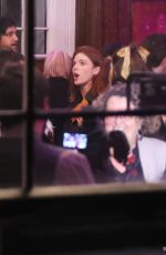 ROSE LESLIE and Kit Harington Leaves Night Out in London 12/10/2019