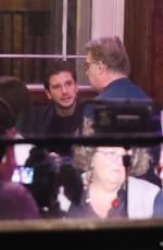 ROSE LESLIE and Kit Harington Leaves Night Out in London 12/10/2019