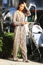 ROSELYN SANCHEZ Out on Rodeo Drive in Beverly Hills 12/13/2019