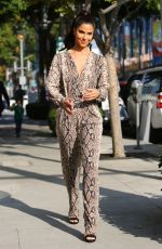 ROSELYN SANCHEZ Out on Rodeo Drive in Beverly Hills 12/13/2019