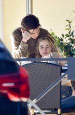 SABRINA CARPENTER and Griffin Gluck Out for Lunch at Sweet Butter in Studio City 12/19/2019
