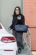 SANDRA BULLOCK Leaves a Business Meeting in Beverly Hills 12/16/2019