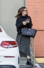 SANDRA BULLOCK Leaves a Business Meeting in Beverly Hills 12/16/2019