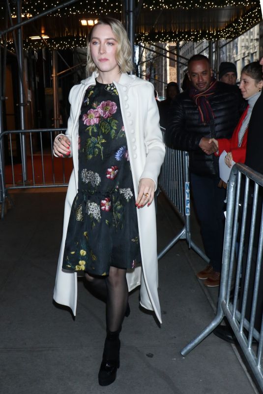 SAOIRSE RONAN Arrives at DGA Theater in New Tork 12/07/2019