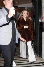 SAOIRSE RONAN Arrives at Zoe Ball Breakfast Show in London 12/17/2019