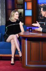 SAOIRSE RONAN at Late Shoe with Stephen Colbert in New York 12/09/2019