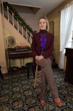 SAOIRSE RONAN at Little Women Orchard House Photocall in Concord 12/04/2019