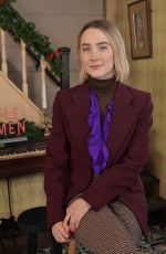 SAOIRSE RONAN at Little Women Orchard House Photocall in Concord 12/04/2019
