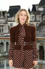 SAOIRSE RONAN at Little Women Photocall in London 12/16/2019