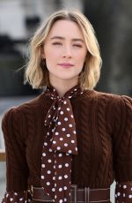 SAOIRSE RONAN at Little Women Photocall in London 12/16/2019