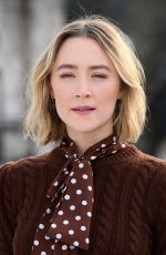 SAOIRSE RONAN at Little Women Photocall in London 12/16/2019