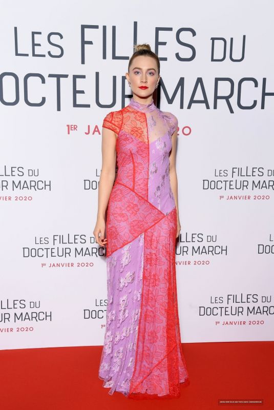 SAOIRSE RONAN at Little Women Premiere in Paris 12/12/2019