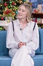 SAOIRSE RONAN at Zoe Ball Breakfast Show in London 12/17/2019