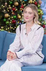 SAOIRSE RONAN at Zoe Ball Breakfast Show in London 12/17/2019