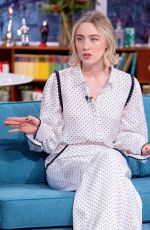 SAOIRSE RONAN at Zoe Ball Breakfast Show in London 12/17/2019