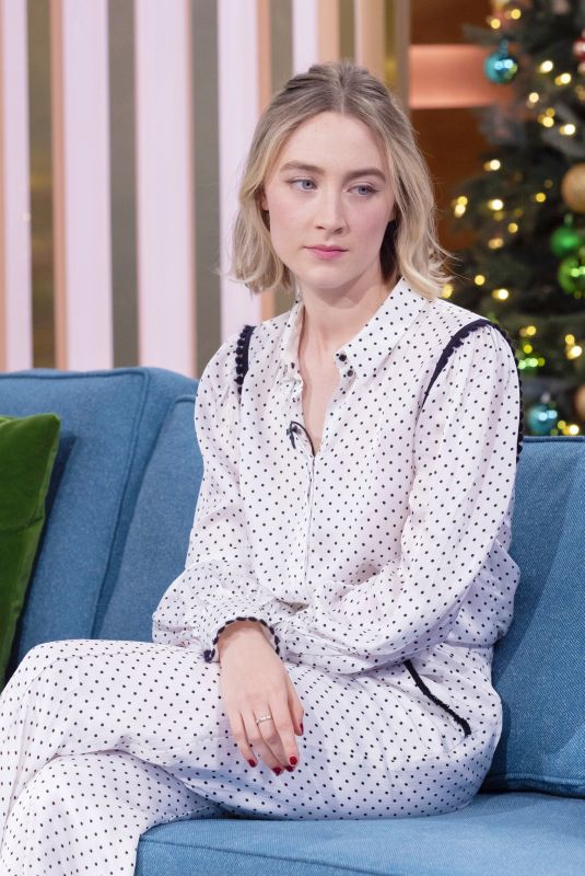 SAOIRSE RONAN at Zoe Ball Breakfast Show in London 12/17/2019