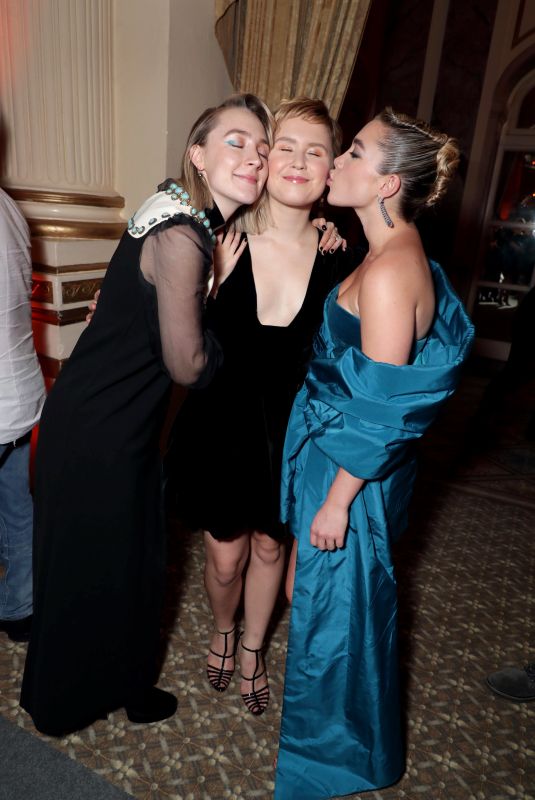 SAOIRSE RONAN, ELIZA SCANLEN and FLORENCE PUGH at Little Women Premiere After-party in New York 12/07/2019