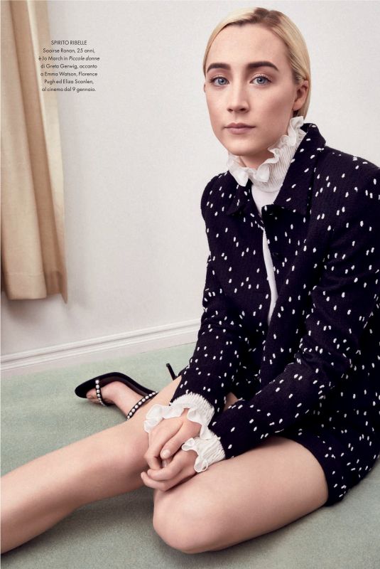 SAOIRSE RONAN iin Elle Magazine, Italy January 2020