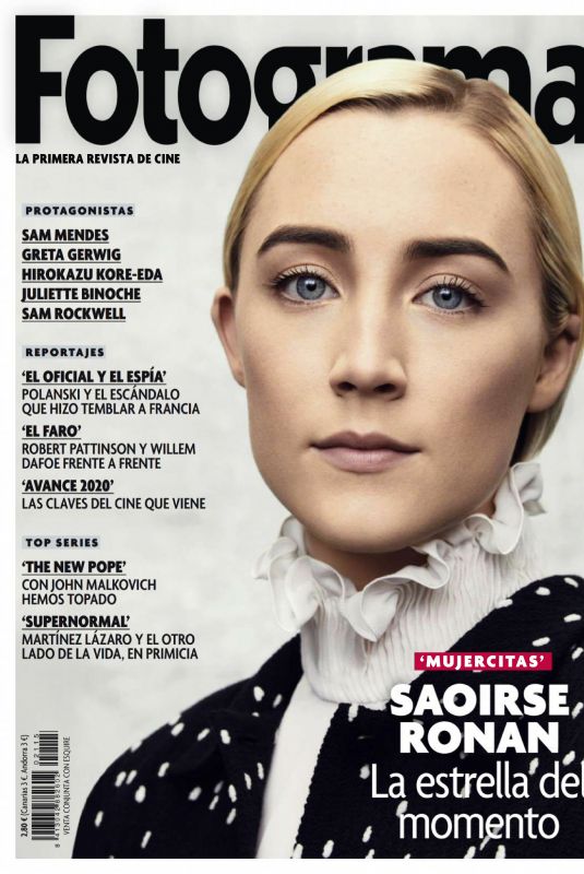 SAOIRSE RONAN in Fotogramas Magazine, January 2020