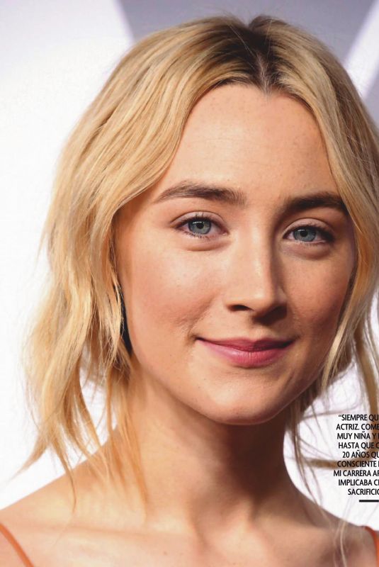 SAOIRSE RONAN in Fotogramas Magazine, Spain January 2020