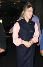 SAOIRSE RONAN Leaves Today Show in New York 12/10/2019