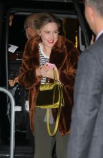 SAOIRSE RONNAN Arrives at NBC Studios in New York 12/10/2019