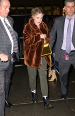 SAOIRSE RONNAN Arrives at NBC Studios in New York 12/10/2019