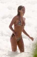 SARA SAMPAIO in Bikini on the Beach in Tulum 11/30/2019