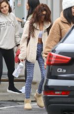 SARAH HYLAND Heading to a Gym in Studio City 12/07/2019