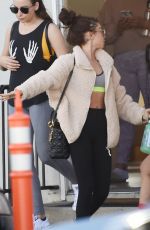 SARAH HYLAND Leaves Pilates Class in Los Angeles 12/16/2019