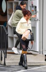 SARAH HYLAND Out and About in Los Angeles 12/23/2019