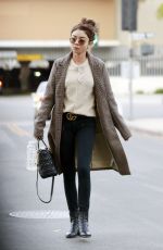 SARAH HYLAND Out and About in Studio City 12/21/2019