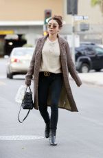 SARAH HYLAND Out and About in Studio City 12/21/2019