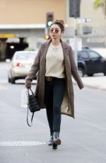 SARAH HYLAND Out and About in Studio City 12/21/2019