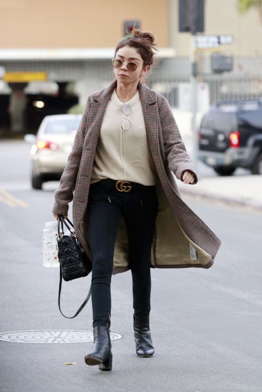 SARAH HYLAND Out and About in Studio City 12/21/2019