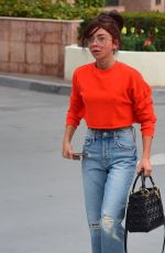 SARAH HYLAND Out and About in Studio City 12/22/2019