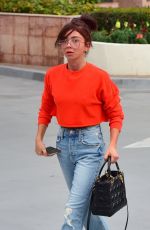 SARAH HYLAND Out and About in Studio City 12/22/2019
