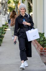 SARAH PAULSON Out on Melrose Place in West Hollywood 12/20/2019
