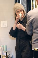 SARAH PAULSON Out on Melrose Place in West Hollywood 12/20/2019